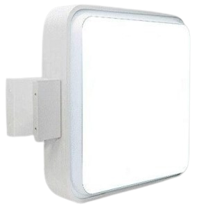 Ab Sab Acrylic LED Lollipop Flange Message Board Glow Signage for Branding and Promotion-Square