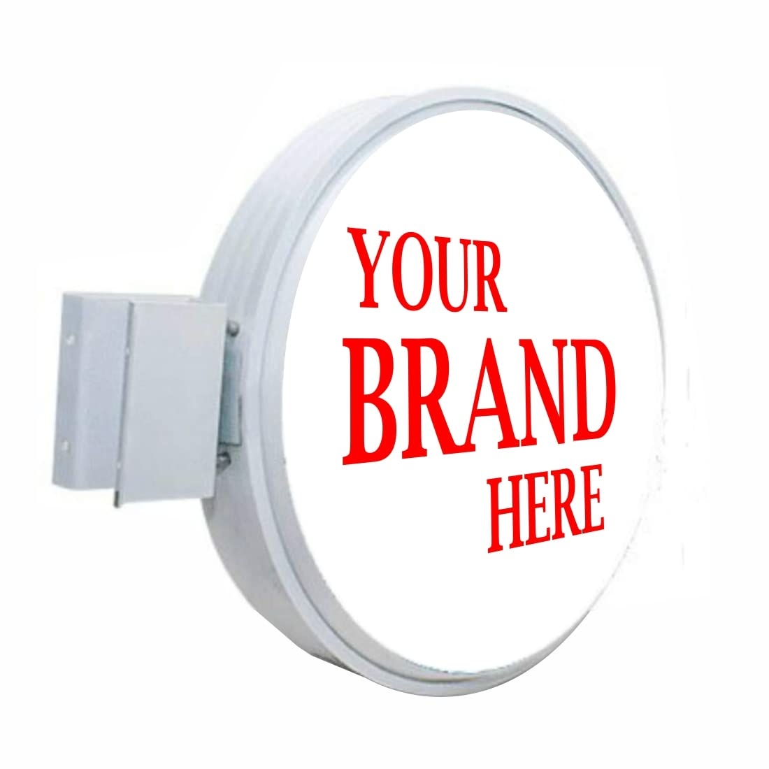 Ab Sab Acrylic LED Lollipop Flange Message Board Glow Signage for Branding and Promotion-Round - Image 2