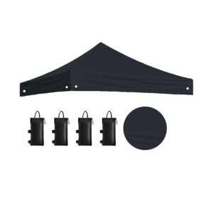 Ab Sab Portable Foldable Pop-up Gazebo Tent (Only Kapda),  || Black ||