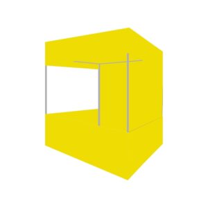 Ab Sab Canopy Tent with Yellow Tetron Cloth for Promotional Advertising Portable Tent ( Yellow )