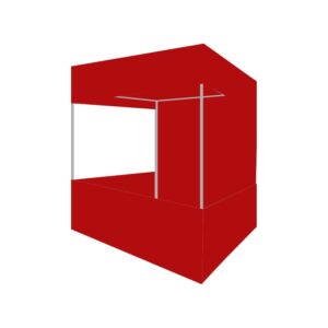 Ab Sab Canopy Tent with Red Tetron Cloth for Promotional Advertising Portable Tent ( Red )