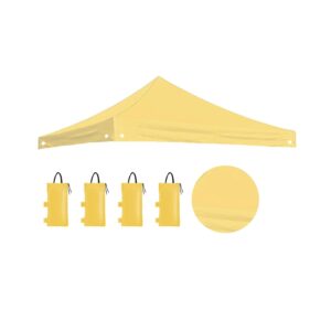 Ab Sab Portable Foldable Pop-up Gazebo Tent (Only Kapda), || Yellow ||