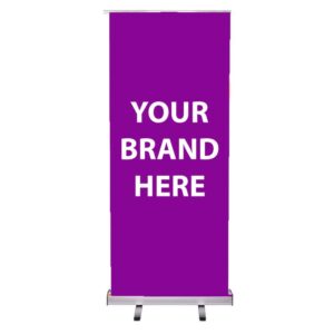Absab Roll Up Standee Banner without Flex Silver