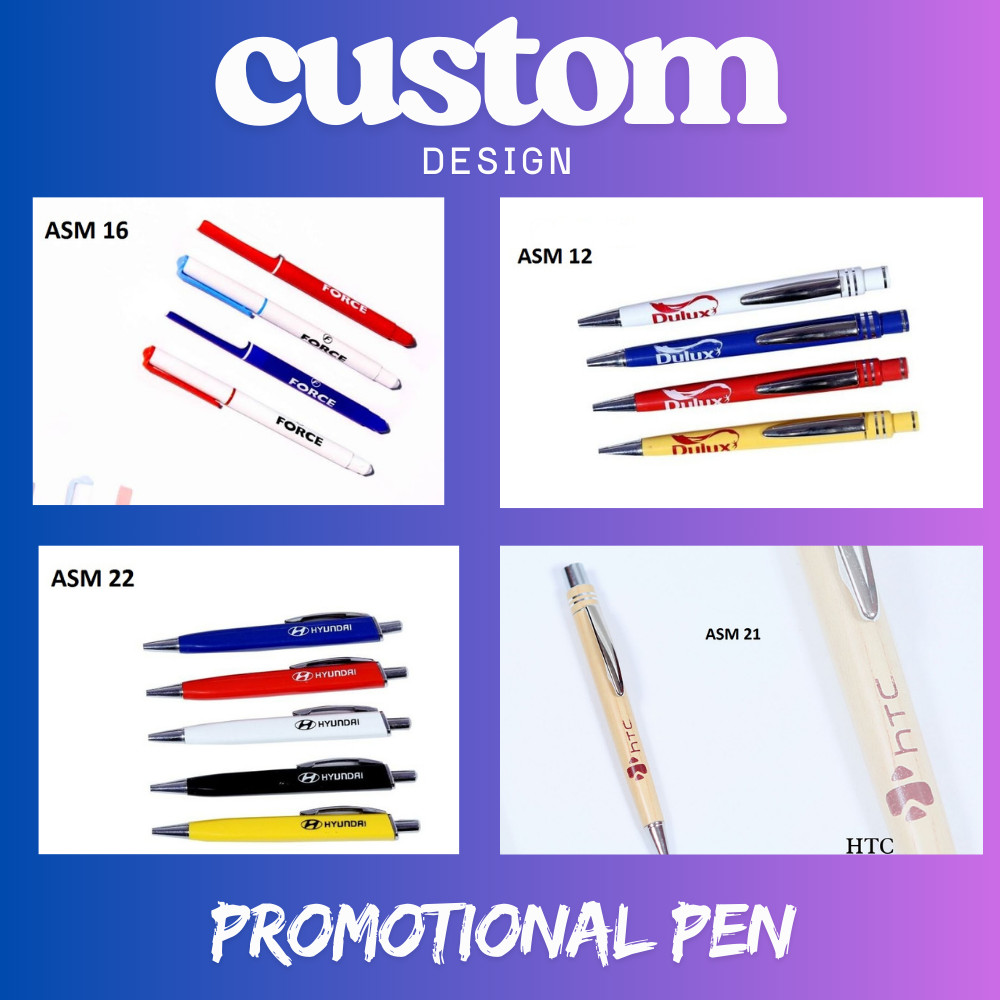 Ab Sab Promotional Pen for Any Brand and for Any Name Choose your Custom Design ( MOQ-1000)