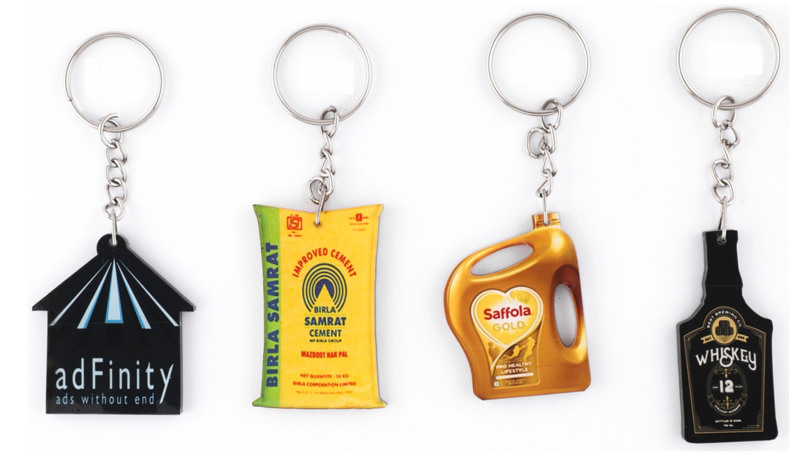 Ab Sab Personalized Digital Print Keychain with Custom Brand Name and Custom Name for Gifting , Choose your Design. (MOQ-1000) - Image 9