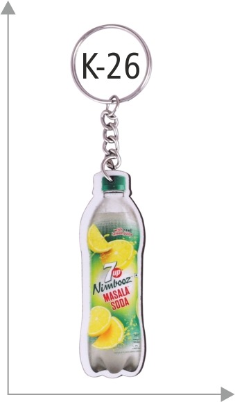 Ab Sab Personalized Digital Print Keychain with Custom Brand Name and Custom Name for Gifting , Choose your Design. (MOQ-1000) - Image 3
